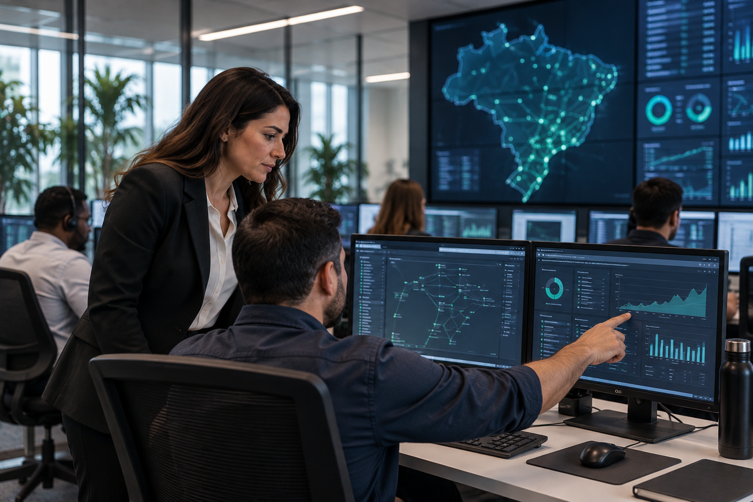 Escala nacional com mais de 3.500 links entregues e operação centralizada