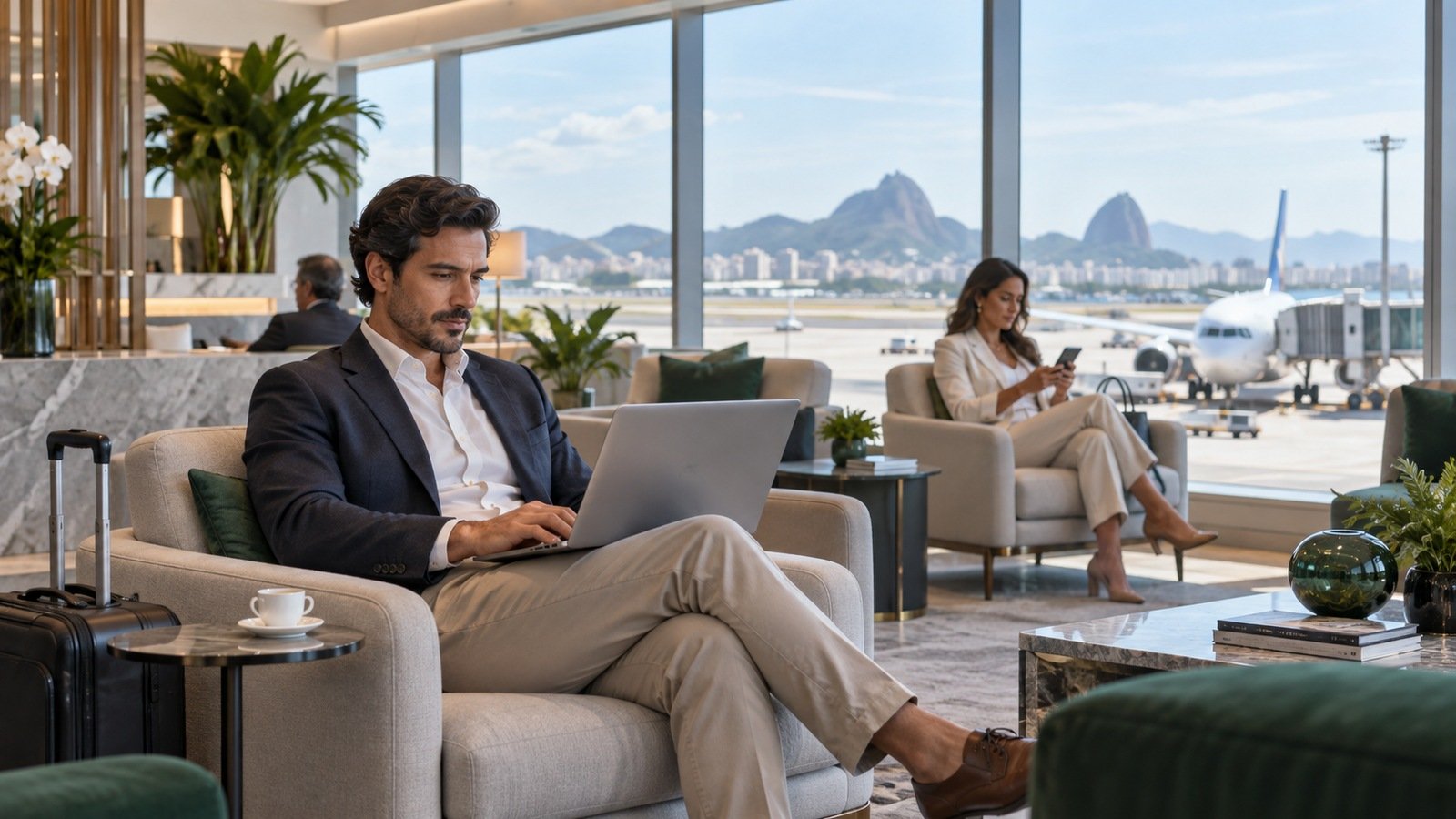 Conectividade premium para Salas VIP de aeroportos